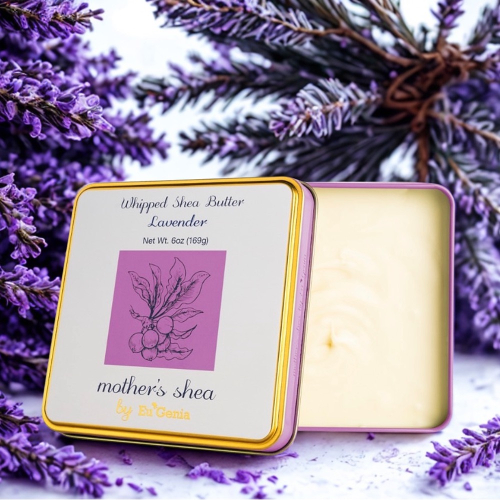 Mothers Shea Whipped Shea Butter by EuGenia - Lavender - 6 oz - Picture 7 of 7